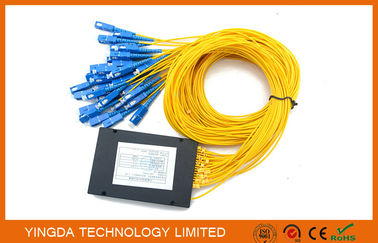 comprar Hytrel blanco 0.9m m LSZH del almacenador intermediario apretado del divisor 1x32 del PLC de la fibra óptica del ODN Fabricación en línea