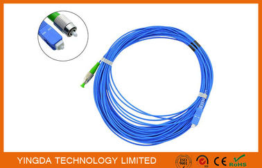 comprar Cordón de remiendo de la fibra óptica de APC, FC al cable 1.8m m unimodal azul LSZH del remiendo de la fibra del SC Fabricación en línea