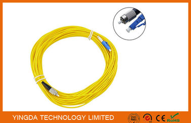 comprar LC al cordón de remiendo a una cara unimodal de la fibra óptica de FC, 20 metros de LSZH de la fibra de cable del remiendo Fabricación en línea