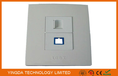 comprar Mercado de fibra óptica ignífugo del cable de la red RJ45, SC del panel del enchufe de pared Fabricación en línea