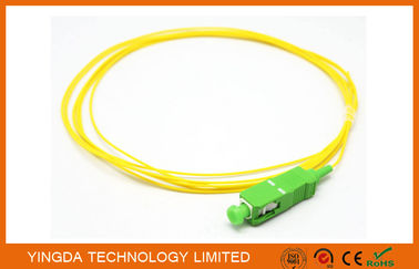 comprar Cable de fribra óptica amarillo a una cara unimodal del PVC del SC APC 3M 900 de las coletas um Fabricación en línea