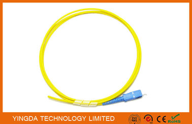 comprar Cable óptico amarillo óptico 1Meter LSZH del simplex 3m m del SC UPC SM de la coleta G.652D Fabricación en línea