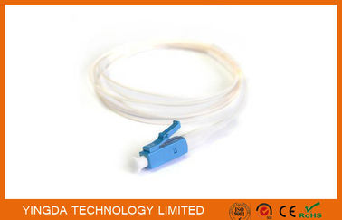 comprar Coletas de LC/UPC SM SX el 1.5M, almacenador intermediario apretado blanco del LC 1,5 Mtrs 900um de las coletas de la fibra óptica Fabricación en línea