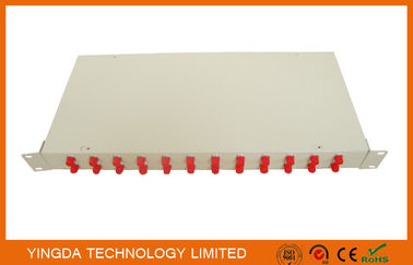 comprar El estante de fibra óptica montó el acero en frío los puertos 1.0m m de la pulgada 24 del panel de remiendo de ODF 19 Fabricación en línea