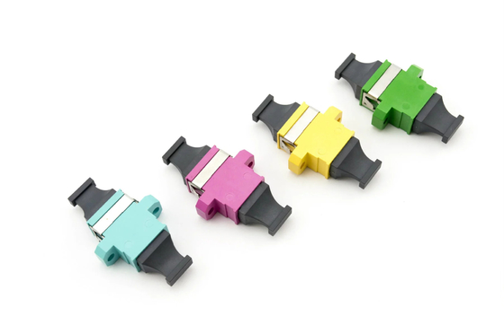 comprar Verde Aqua Purple Black del acoplador 12Fiber 24Fiber OM3 del adaptador de la fibra óptica de MPO MTP Fabricación en línea
