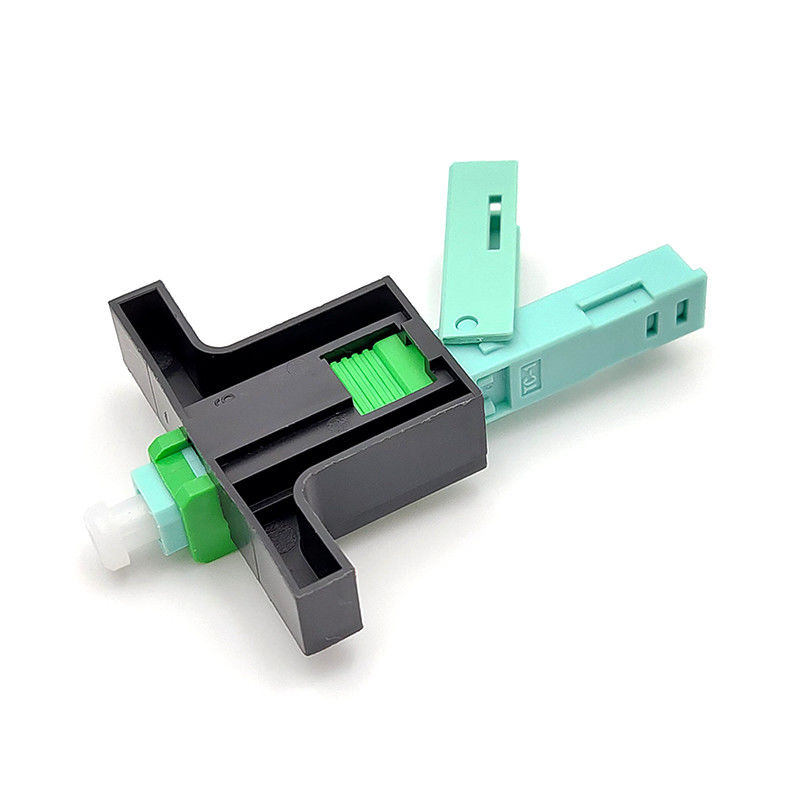 5G 0.2dB Ceramic C-Groove Fiber Optic Terminated Field Installable SC APC Connector 2*3mm Drop Cable