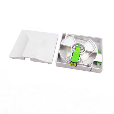 Caja de roseta de fibra óptica invisible de fibra blanca ABS