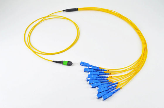 Cable de fibra óptica multi núcleo YINGDA con conector MPO MTP de alta densidad para transferencia rápida de datos