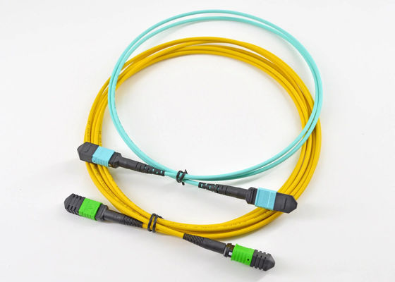YINGDA High Density MPO SM OM2 OM3 OM4 Fiber Optic Patch Cable para una solución de red de alto rendimiento