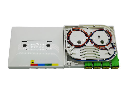 Fibra óptica Kit de salida pre-terminado PTO 4Ports para el tren DIN interior