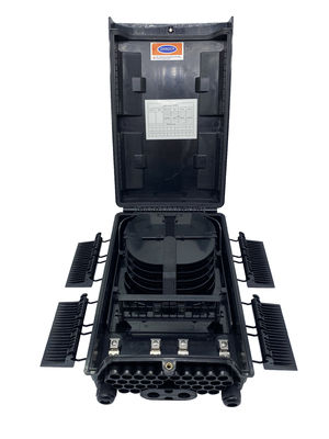 Caja terminal negra para la resistencia de aislamiento de las conexiones de cables ópticos FTTx