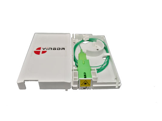 Caja de terminación de fibra óptica SC Simplex / LC Duplex de fibra óptica ABS