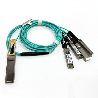 Cable 100G AOC Cable 100G QSFP28 a 4x25G SFP28 Cable óptico activo 5M OM3