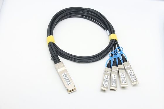 100G QSFP28 a 4x25G SFP28 DAC Twinax cable de conexión directa material de cobre compatible con Cisco
