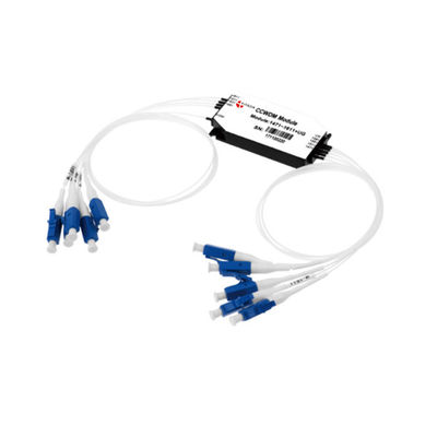 Mini Caja 8Ch CWDM Mux Demux Pasivo con Conector SC LC Fibra Monocanal 1470~1610nm