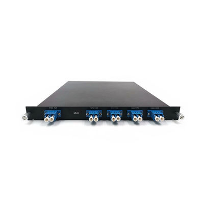 Mux/Demux CWDM de 8 canales de 1270-1410nm, 100GHz, 8 canales, CWDM en caja LGX para red de fibra óptica